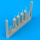 1/72 Martin B-26B/B-26C Marauder Gun Barrels for Hasegawa kits