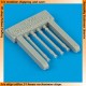 1/72 Vickers Wellington MK.IC Gun Barrels (oval perforations) for Trumpeter kits 