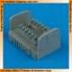 1/72 Supermarine Spitfire Mk.IX Exhausts - round for Hasegawa kits 