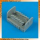 1/72 Supermarine Spitfire Mk.IX Exhausts - Fishtail for Hasegawa kits 