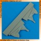 1/72 Hawker Hurricane Mk.I/Mk.II Undercarriage Covers for Hasegawa kits 