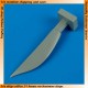 1/72 Republic F-105D Thunderchief Correct Ventral Fin for Trumpeter kits 
