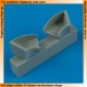 1/72 Republic P-47D Thunderbolt Intercooler Exhaust for Tamiya kits