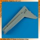1/72 Republic P-47D-30 Thunderbolt Dorsal Fin Conversion Set for Tamiya kits 