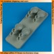 1/72 Nakajima G8N1 Renzan Exhaust for Hasegawa kit