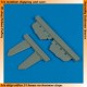 1/72 Messerschmitt Bf 109G-6 Stabilizer for Fine Molds
