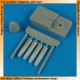 1/72 North American P-51D Propeller w/tool for Tamiya kit