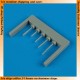 1/72 Lockheed P-38 Lightning Gun Barrels for Academy kit