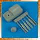 1/72 North-American F-51 Mustang Propeller w/tool for Tamiya kits