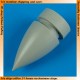 1/72 de Havilland Sea Vixen FAW.1 Correct Nose for Cyber-Hobby kits 