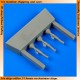 1/72 Messerschmitt Bf-109E-4 Control Lever for Airfix kit