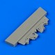 1/72 Focke-Wulf Fw 190A Ribs with Brace Locks for Eduard kit