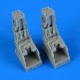 1/72 Grumman F-14D Tomcat Ejection Seats with Safety Belts for Hasegawa kit