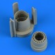 1/72 MiG-21MF Correct Exhaust Nozzle for Eduard kits