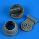 1/72 Fw 190D-9 Cowling and Cooling Flaps (Opened) for IBG kits