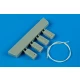 1/48 Universal Navy Wheel Chock with Nylon Rope - Late Production
