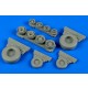 1/48 Grumman F-14B / D Tomcat Weighted Wheels for HobbyBoss kit
