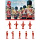 1/76 British Army Coldstream Guards Band Figures Set