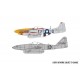 1/72 Messerschmitt Me262 & P-51D Mustang Dogfight Double