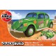 Non-Scale Quickbuild VW Beetle Flower-Power Plastic Brick Construction Toy