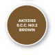 Acrylic Paint (3rd Generation) for AFV - S.C.C. No.2 Brown (17ml)