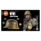 Acrylic Paint (3rd Generation) Set for Figures - WWI German Uniform 3G (6x 17ml)