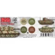 Acrylic Paint (3rd Generation) Set for AFV - Panzer Colours 1946 3G (4x 17ml)