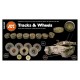 Acrylic Paint (3rd Generation) Set for AFV - Tracks and Wheels (6x 17ml)