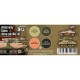 Acrylic Paint 3rd Generation Set for AFV British Army Colours Africa Late 1942-43 4x17ml