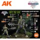 Acrylic Paint (3rd Gen.) Wargame Starter Set - Battle ORC (14x 17ml, 30mm figure)