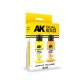 Acrylic Paint Set - Dual Exo #Power Yellow & Fusion Orange (2x 60ml) for Gunpla/Sci-Fi