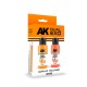 Acrylic Paint Set - Dual Exo #Pure Orange & Faded Orange (2x 60ml) for Gunpla/Sci-Fi