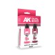 Acrylic Paint Set - Dual Exo #Ranger Pink & Laser Magenta (2x 60ml) for Gunpla/Sci-Fi