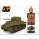 Acrylic/Waterborne Polymer Primer - Olive Drab (60ml)