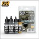 Acrylic Paint Set - German Luftwaffe Fighter 1941-1944 Colours (17ml x 4)