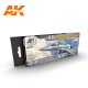 Acrylic Paint Set - Modern US Aircraft Vol.2 (8 x 17ml)