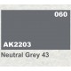 Acrylic Paint - Neutral Grey 43 (17ml)