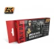 Panzer Crew Black Uniforms Set (6 x17ml)