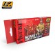 Acrylic Paint Set - WWII Soviet Uniform Colours (6 x 17ml)