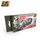 Acrylic Paint Set - Modern Russian Colours Vol.2 (17ml x 6)