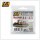 1944-1945 German Military Vehicles Standard Colour Combo Paint Set (17ml x3)