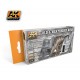 Acrylic Paint set - Old & Weathered Wood Vol.2 (6 x17ml)