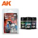 Enamel Paint Set - Weathering SCI-FI (3 bottles of 35ml)