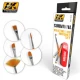Weathering Brushes Set - Survival (5 brushes with 5 different shapes)