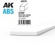ABS Strips 0.50 x 4.00 x 350mm (10pcs)