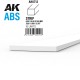 ABS Strips 0.50 x 5.00 x 350mm (10pcs)