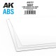 ABS Sheet - 0.3mm thickness x 245 x 195mm (3pcs)