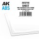 ABS Sheet - 1.5mm thickness x 245 x 195mm (2pcs)