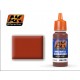 Acrylic Paint - Flat/Matt Dark Rust for Darkest Fresh Rust (17ml)