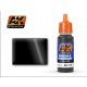 Acrylic Paint - Satin Black for New Rubber / Tyres (17ml)